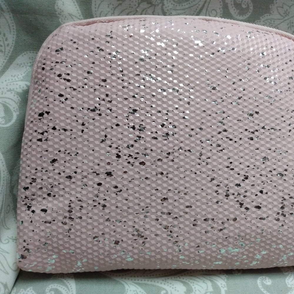 Pink & Silver Make-Up Bag